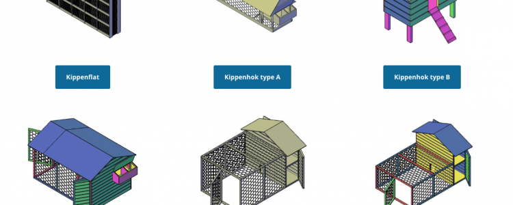bouwtekening kippenhok pdf maken
